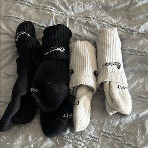 Black and White Nike Socks Bundle
